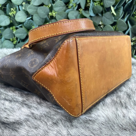 VTG Louis Vuitton Cabas Piano Monogram Hand Tote Bag Coated Canvas, Vachetta - Picture 7 of 17